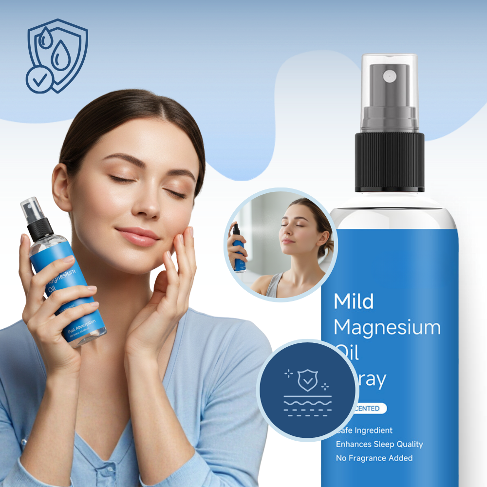 Afslappende Magnesiumchlorid Spray - Ozerty