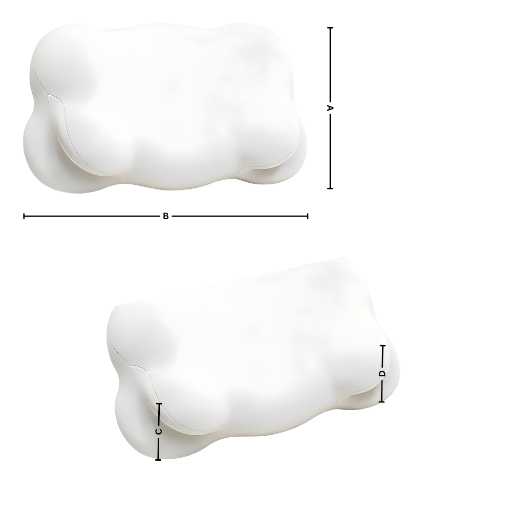 Restful Calm Night ergonomisk pude - Ozerty