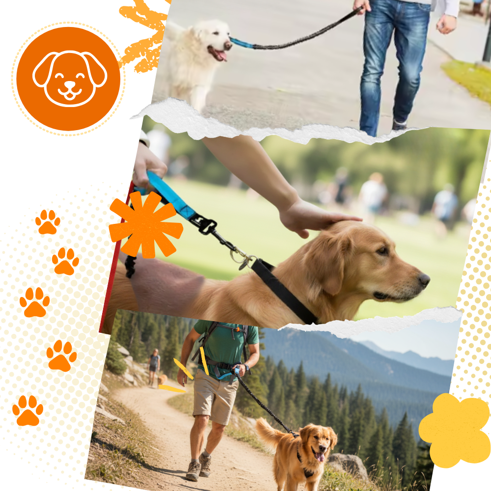 Sikker og ergonomisk taljesnor til hunde - Ozerty