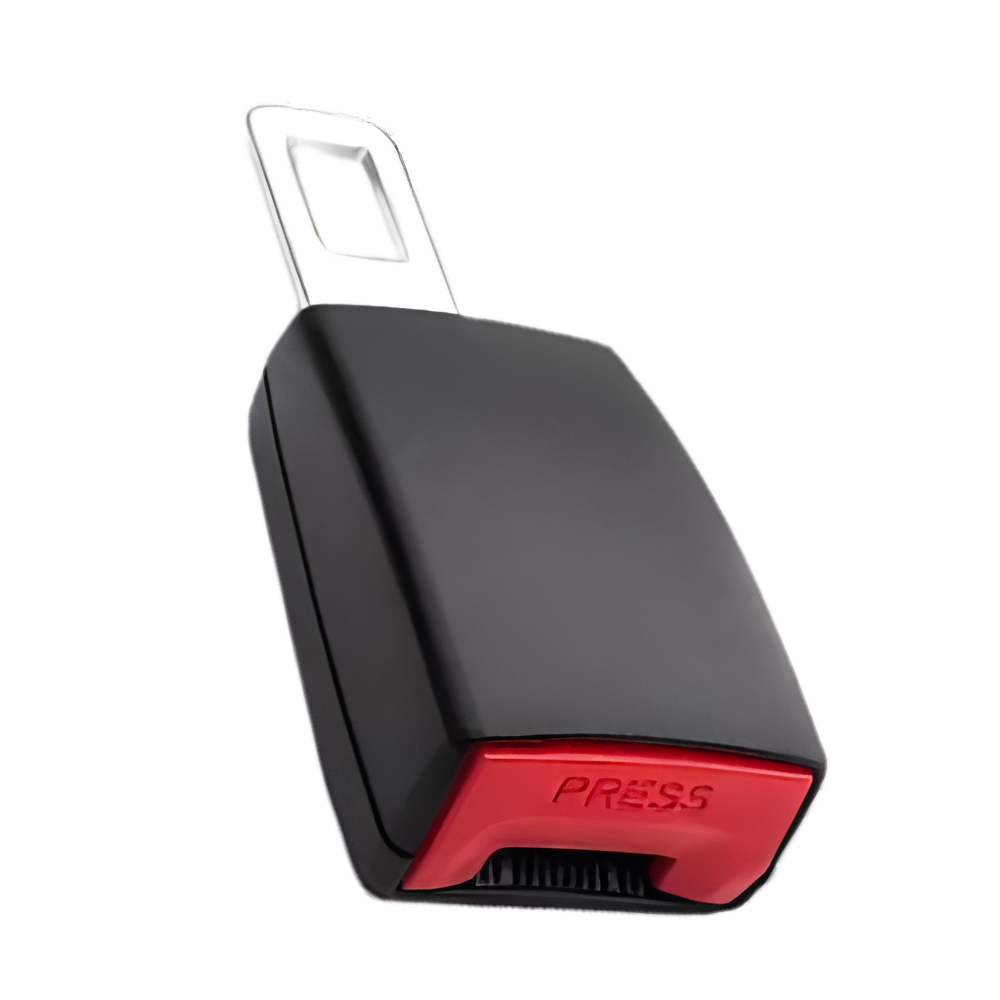 Sikker låsbar sikkerhedsseleforlænger -Sort - Ozerty