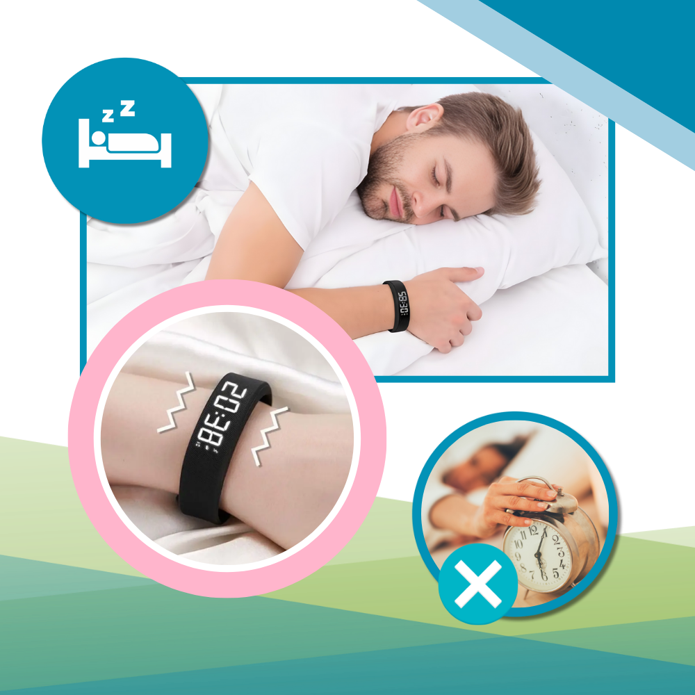 Lydløst Vækkeurs-armbånd - Ozerty