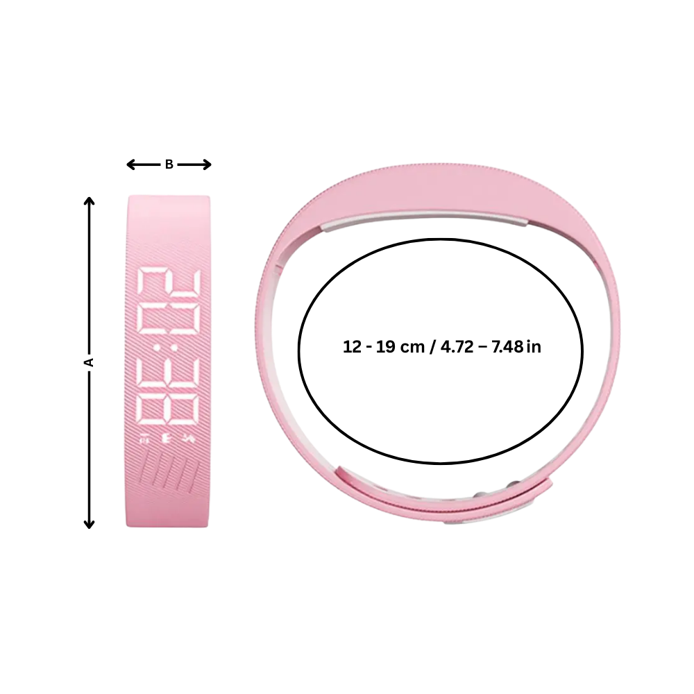 Lydløst Vækkeurs-armbånd - Ozerty