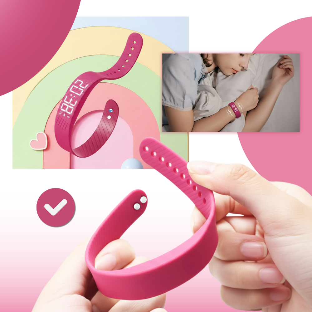 Lydløst Vækkeurs-armbånd - Ozerty