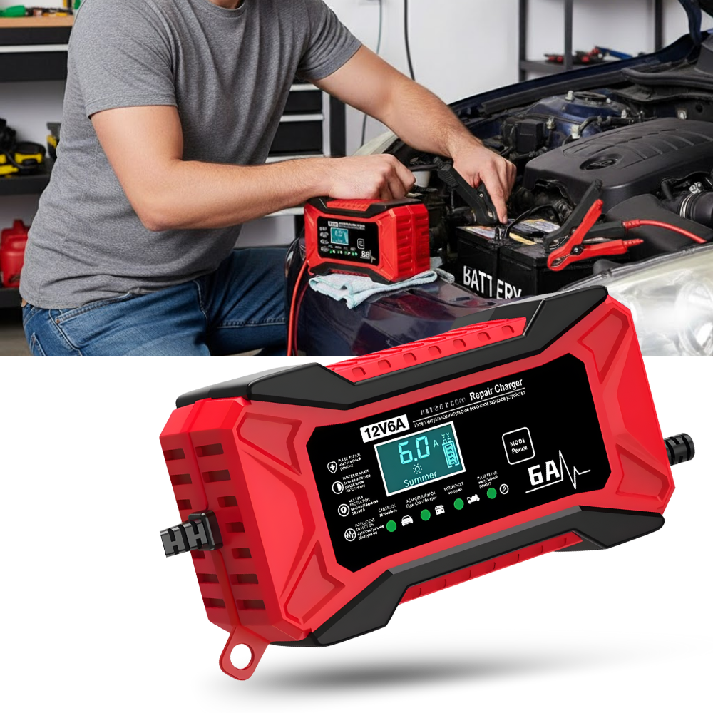 Smart 12V Batterioplader - Ozerty