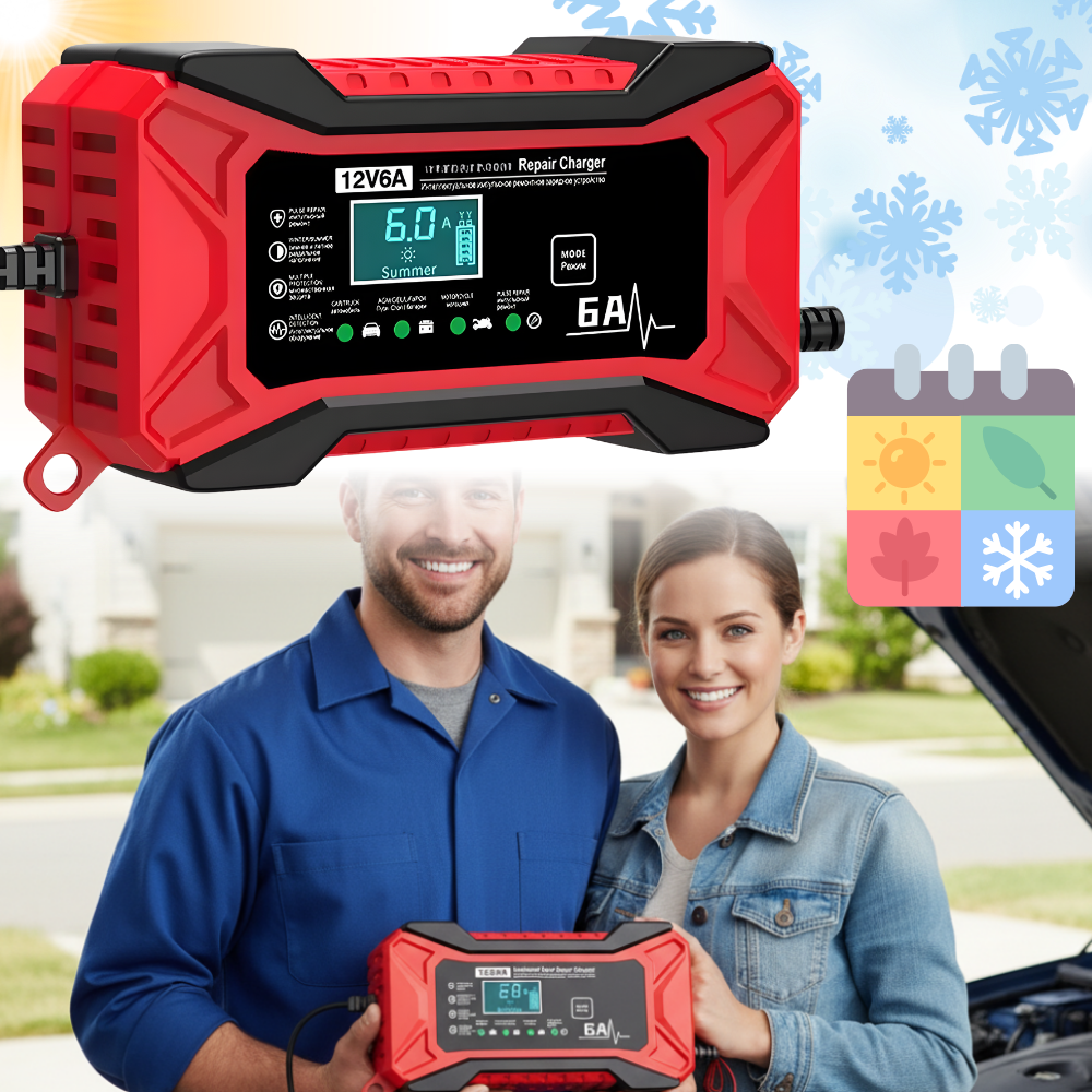 Smart 12V Batterioplader - Ozerty