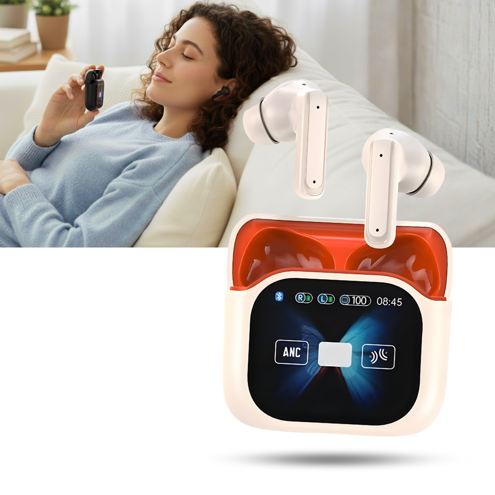 Smarte Øretelefoner med Støjreduktion - Ozerty