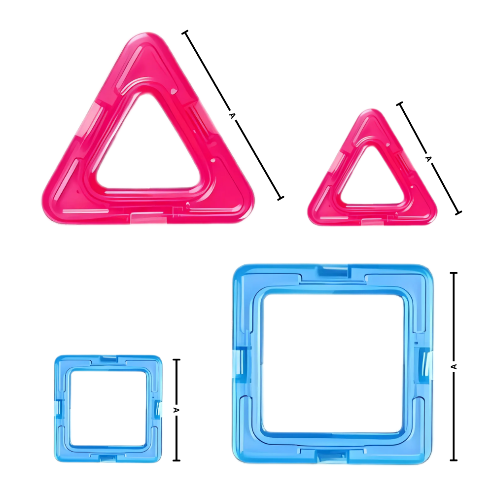 Snap & Build Magnetiske Klodser - Ozerty