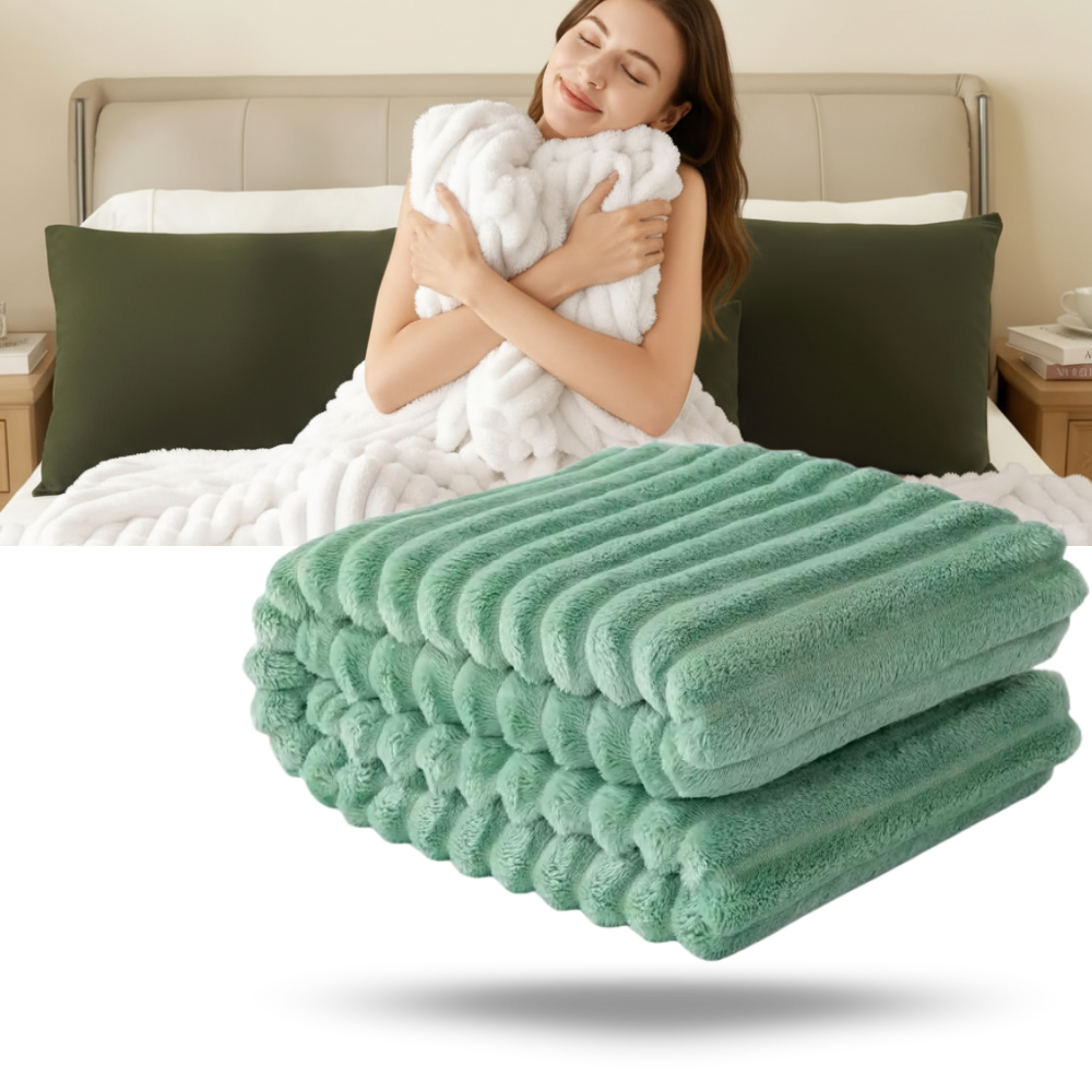 Blødt og Hyggeligt Flaneltæppe - Ozerty