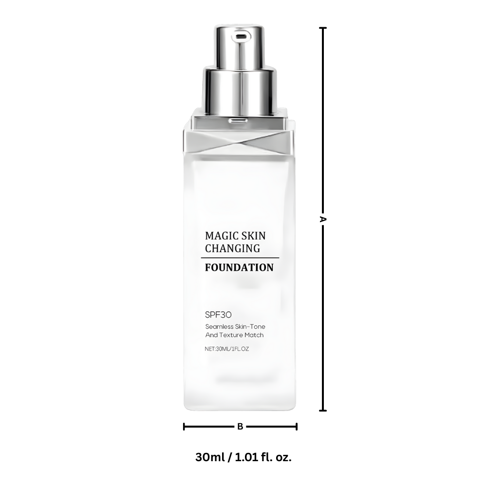 SPF 30 Farveskiftende Foundation - Ozerty