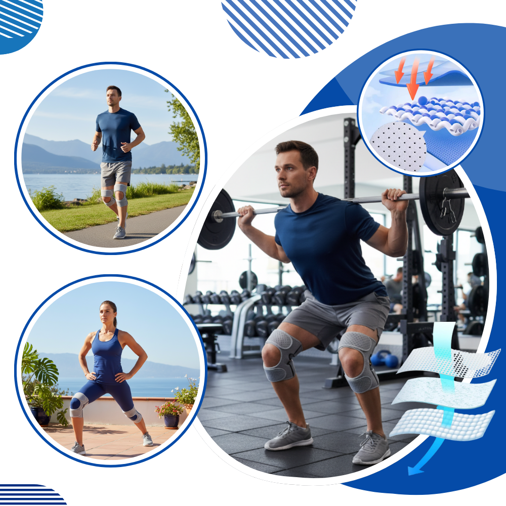 Spring Rebound Knæstøtte - Ozerty