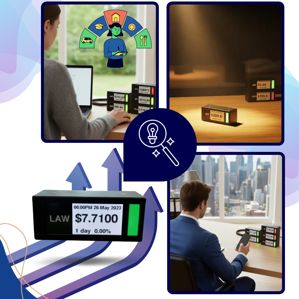 Stackable Live Crypto Ticker - Ozerty