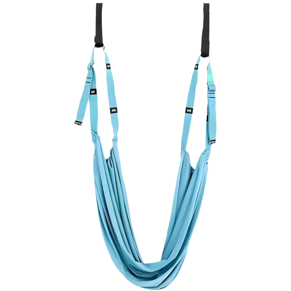 Stærk Justerbar Yogahængekøje -Blå - Ozerty