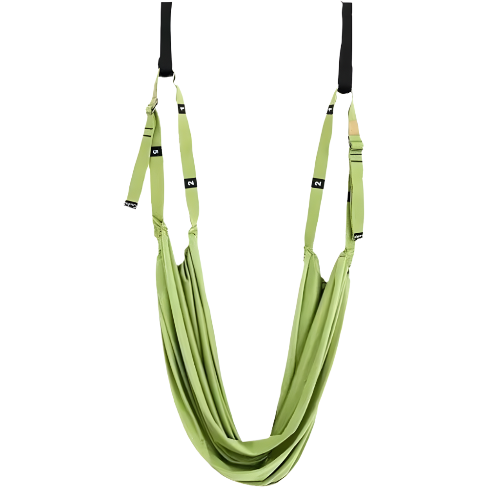 Stærk Justerbar Yogahængekøje -Grøn - Ozerty
