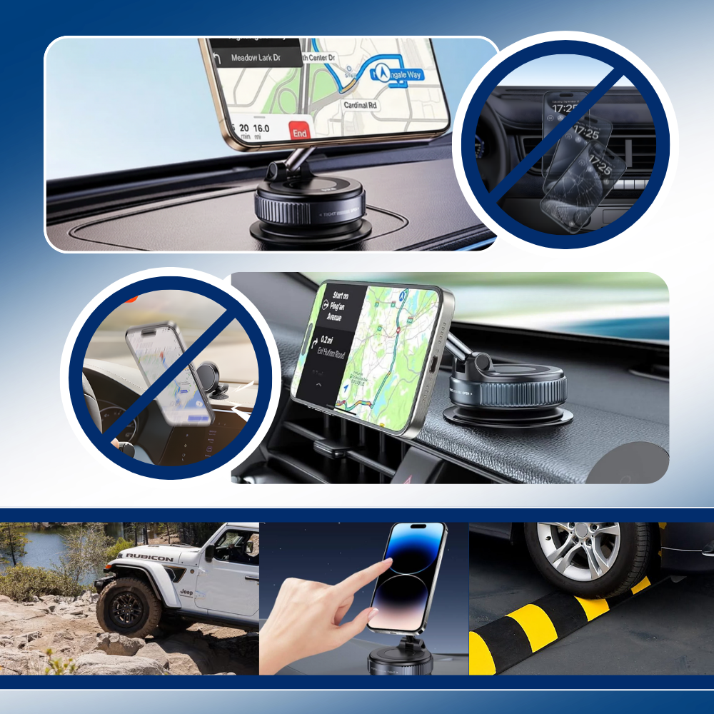 Robust og pålidelig magnetisk telefonholder - Ozerty