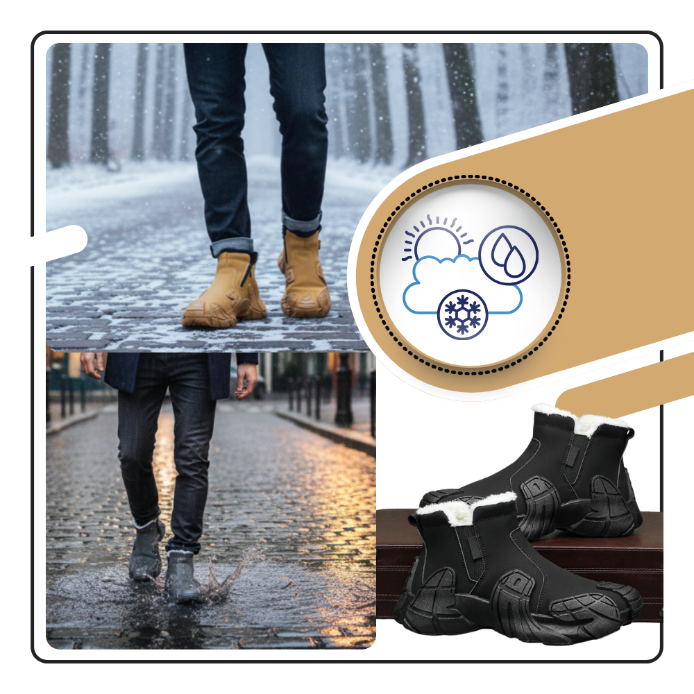 Stilfulde Vandtætte Herrestøvler - Ozerty