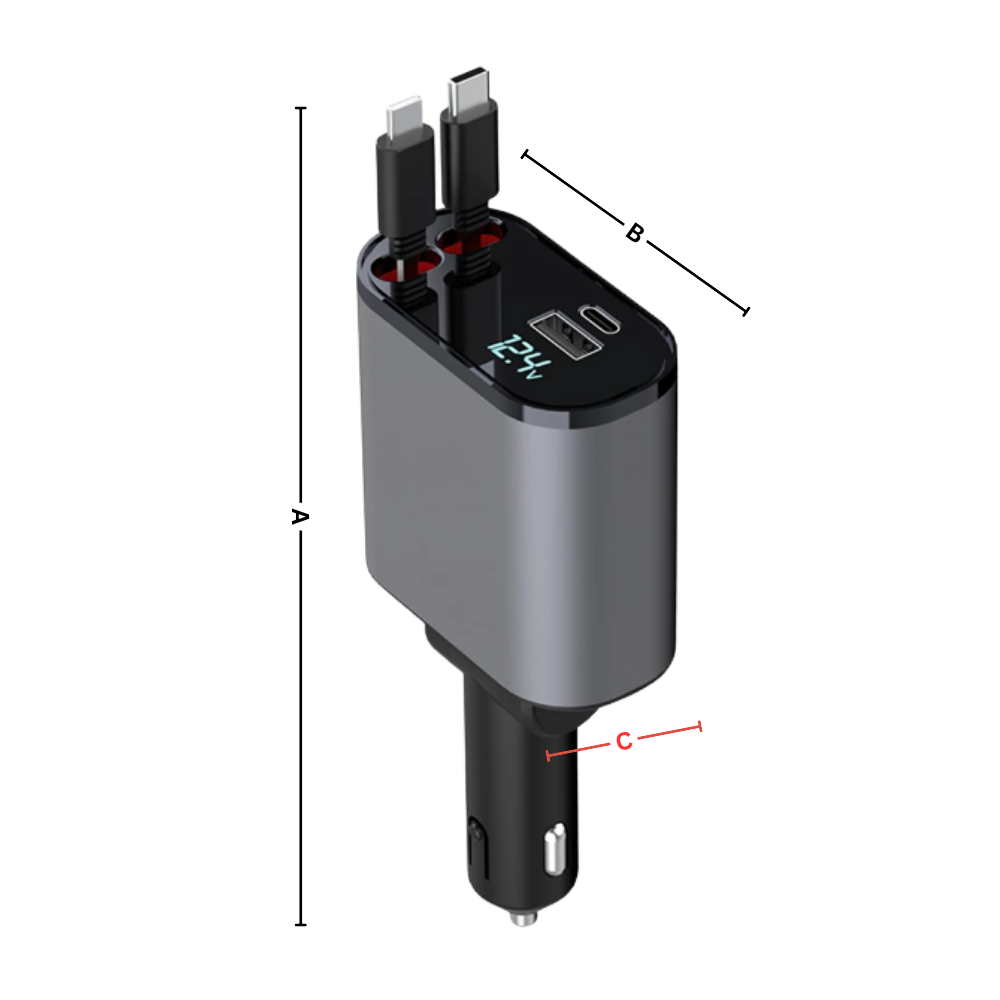 Teleskopisk Bilopladningsstation - Ozerty