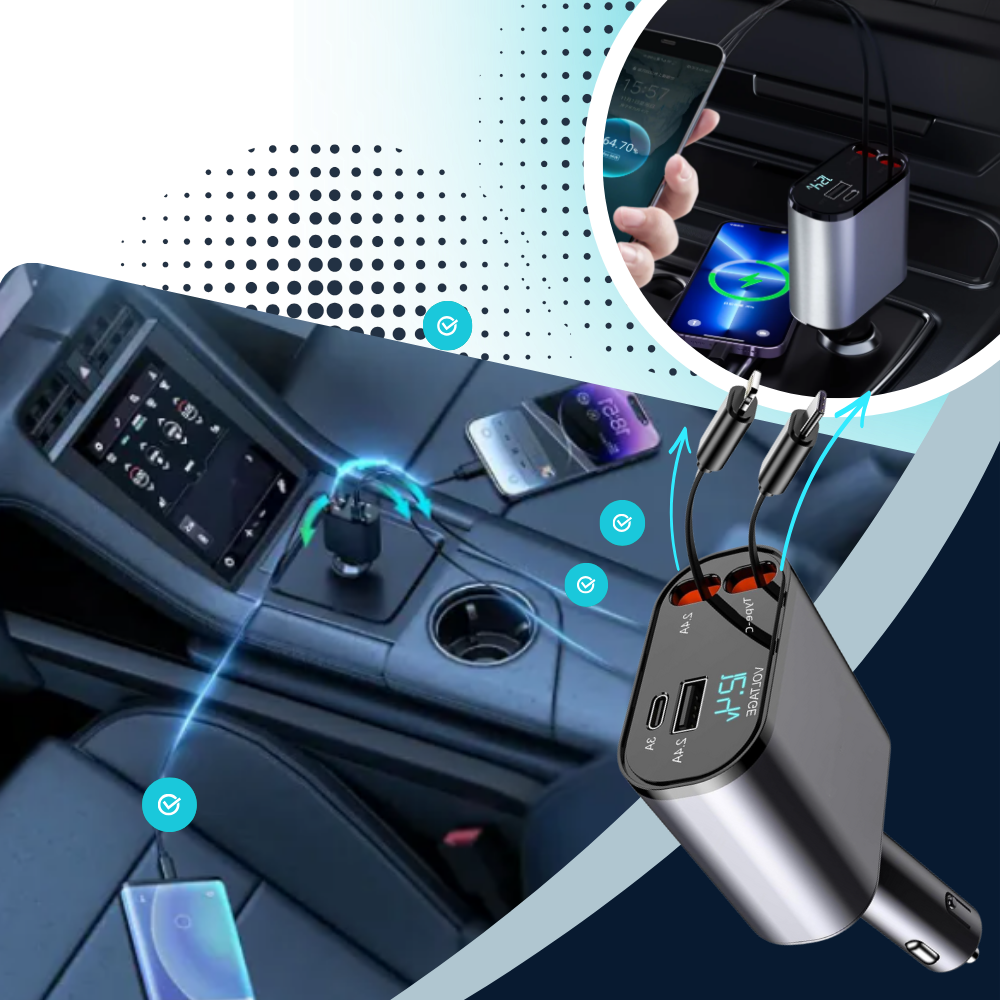 Teleskopisk Bilopladningsstation - Ozerty