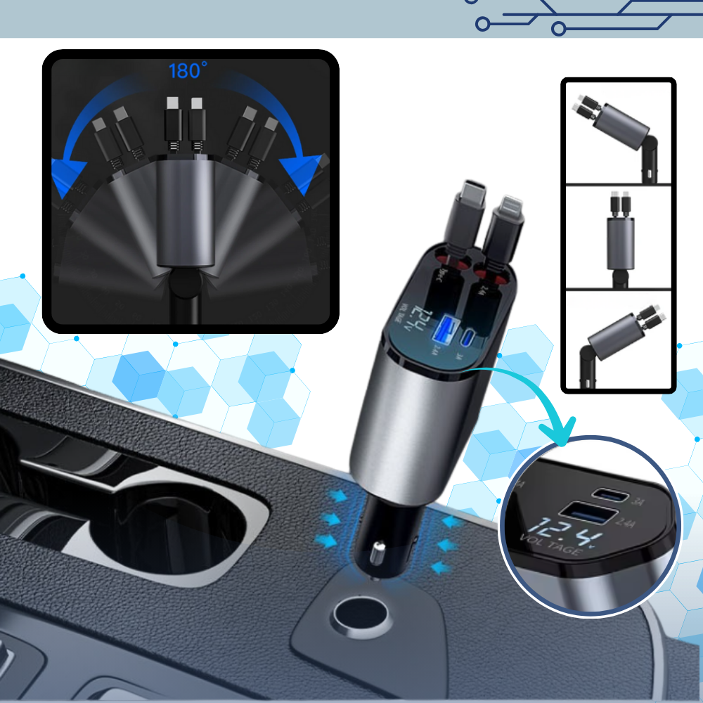 Teleskopisk Bilopladningsstation - Ozerty