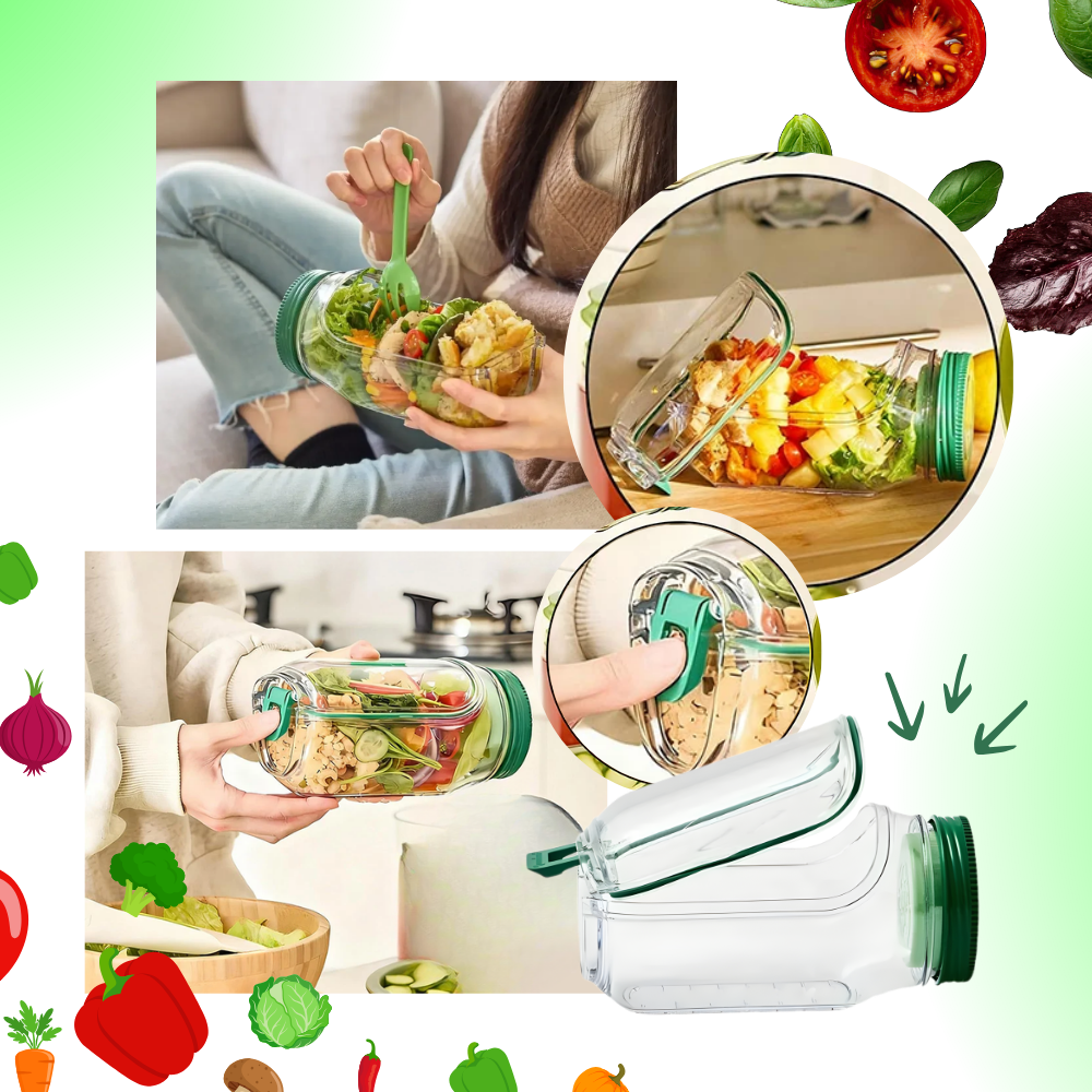 Transparent Meal Prep Glas - Ozerty