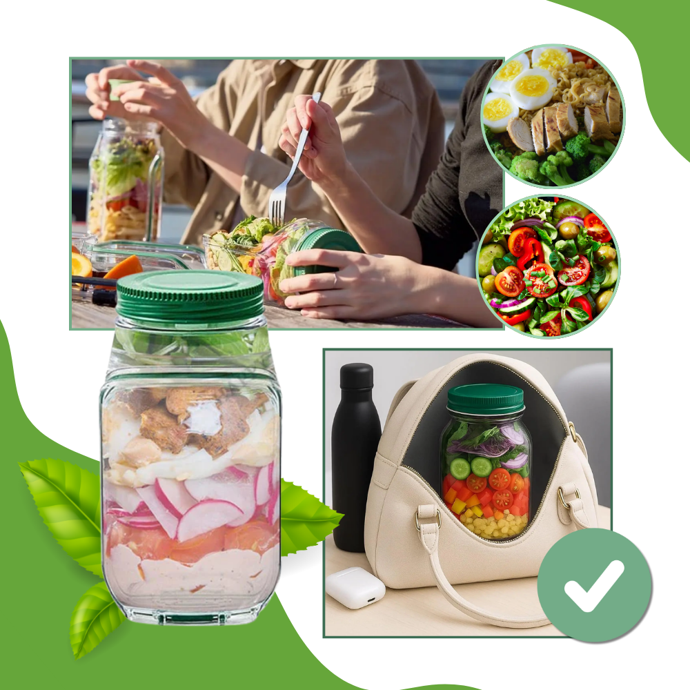 Transparent Meal Prep Glas - Ozerty