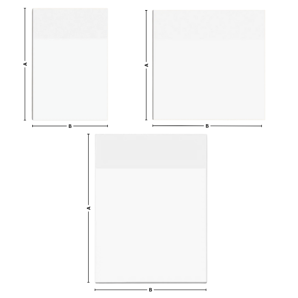 Gennemsigtige Vandtætte Post-its - Ozerty