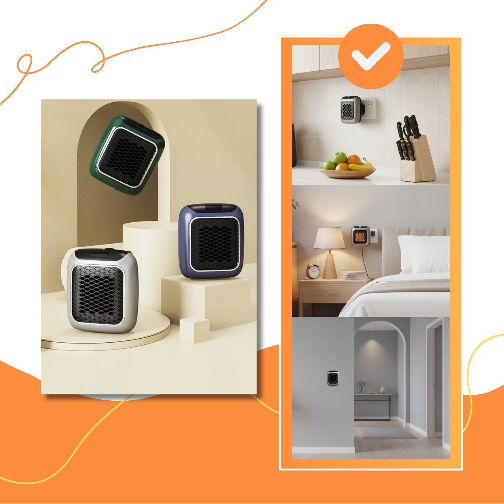 Ultra-slank Smart Rumvarmer - Ozerty