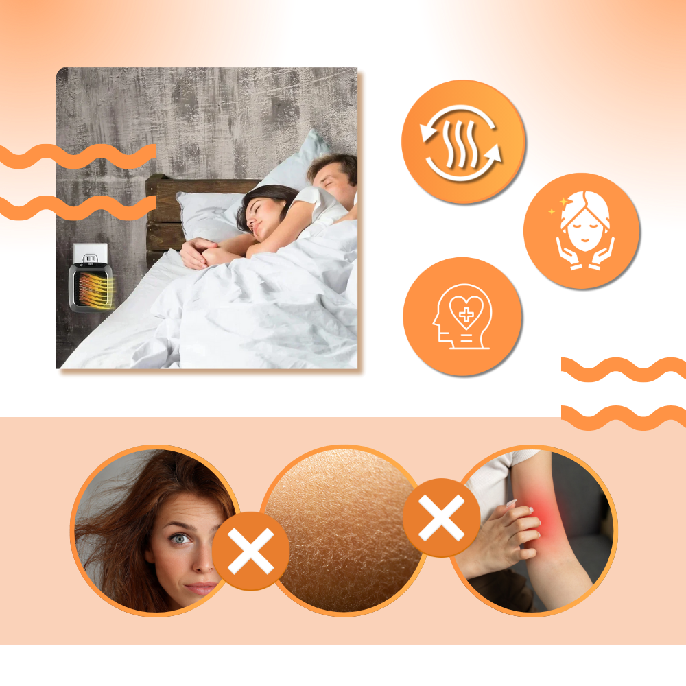 Ultra-slank Smart Rumvarmer - Ozerty