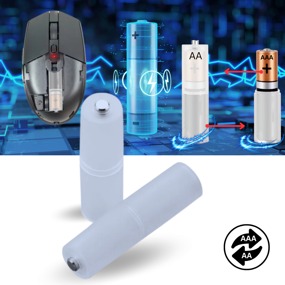 Universal AAA til AA-batterikonverter - Ozerty