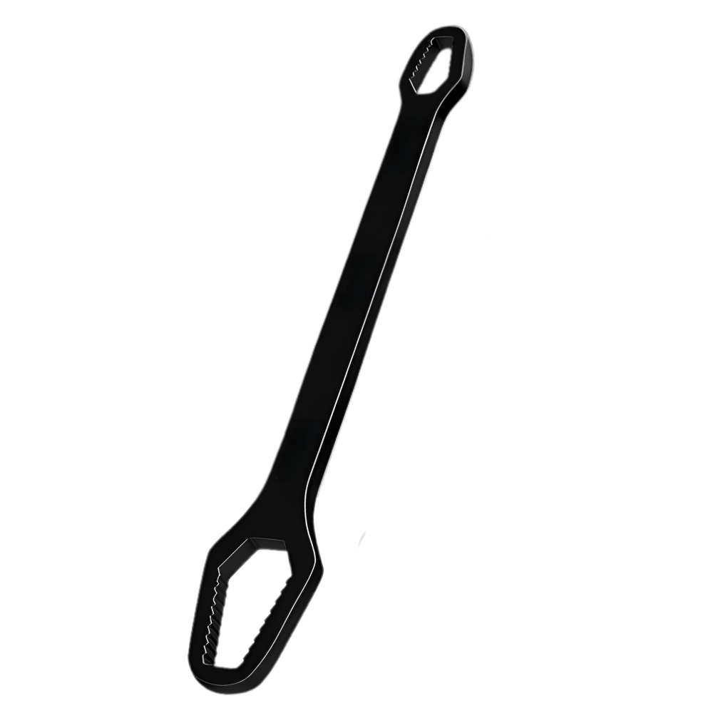 Universal heavy-duty dobbelt-fleks skruenøgle -Svart - Ozerty