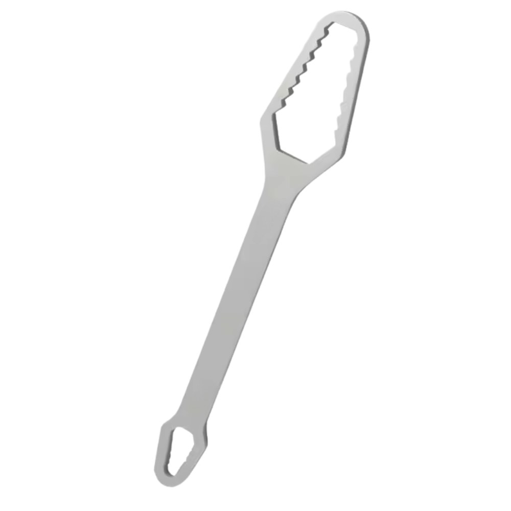 Universal heavy-duty dobbelt-fleks skruenøgle -Sølv - Ozerty