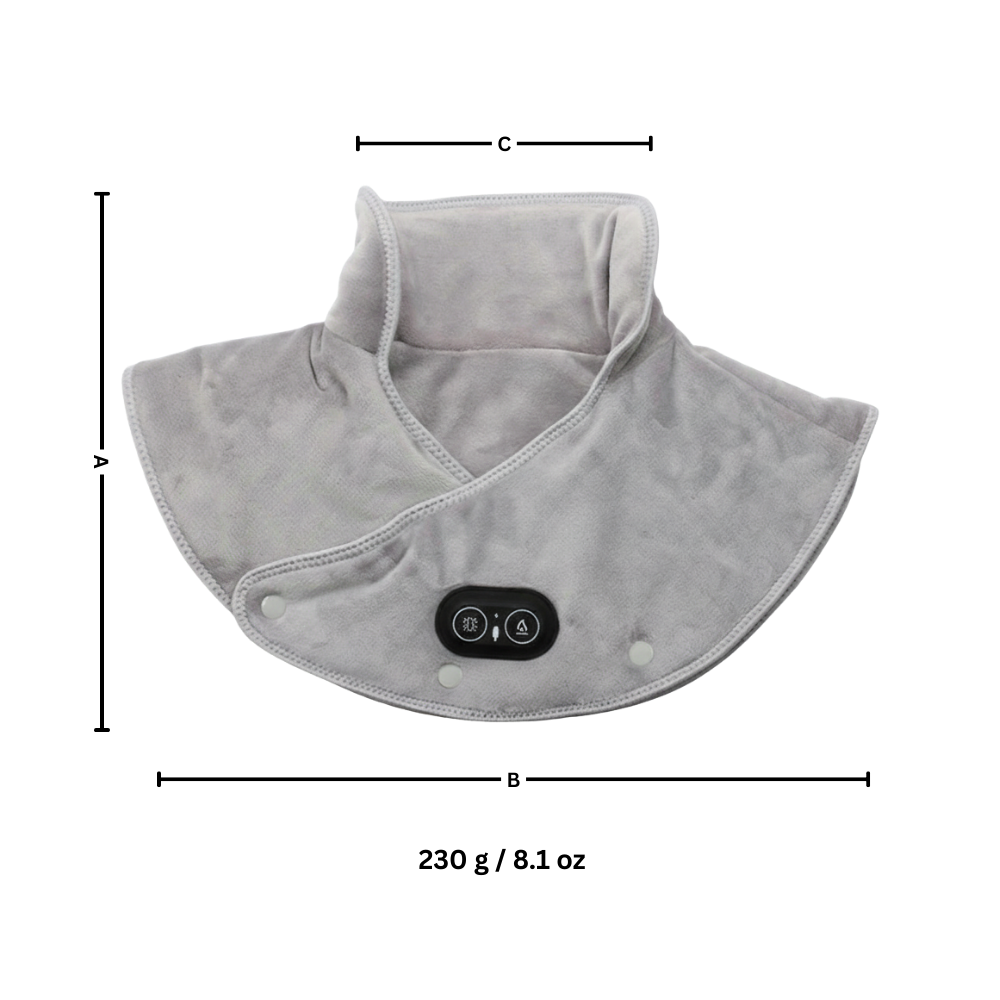 Velour mink massagevarmeomslag - Ozerty