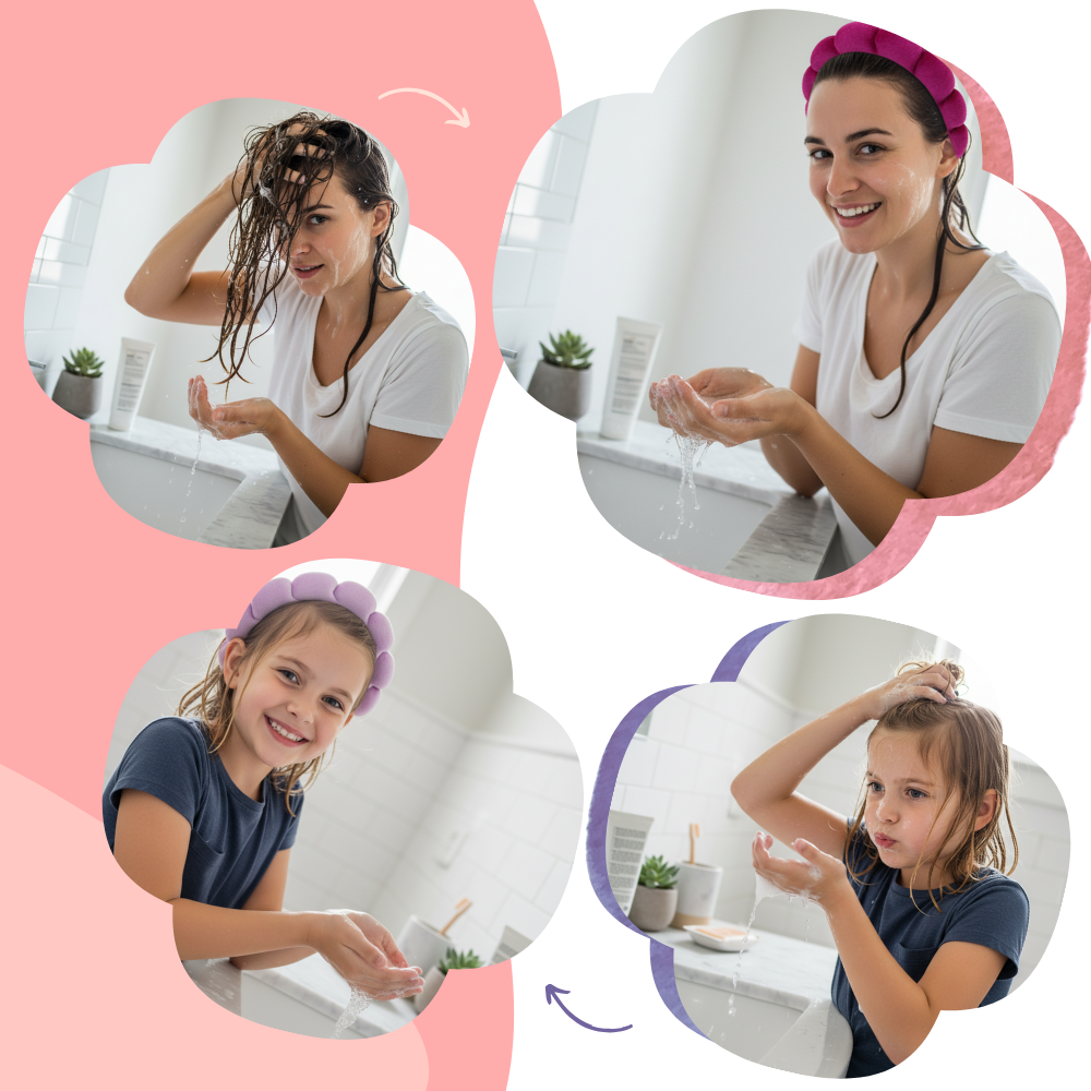 Fløjl Hudpleje Pandebånd - Ozerty