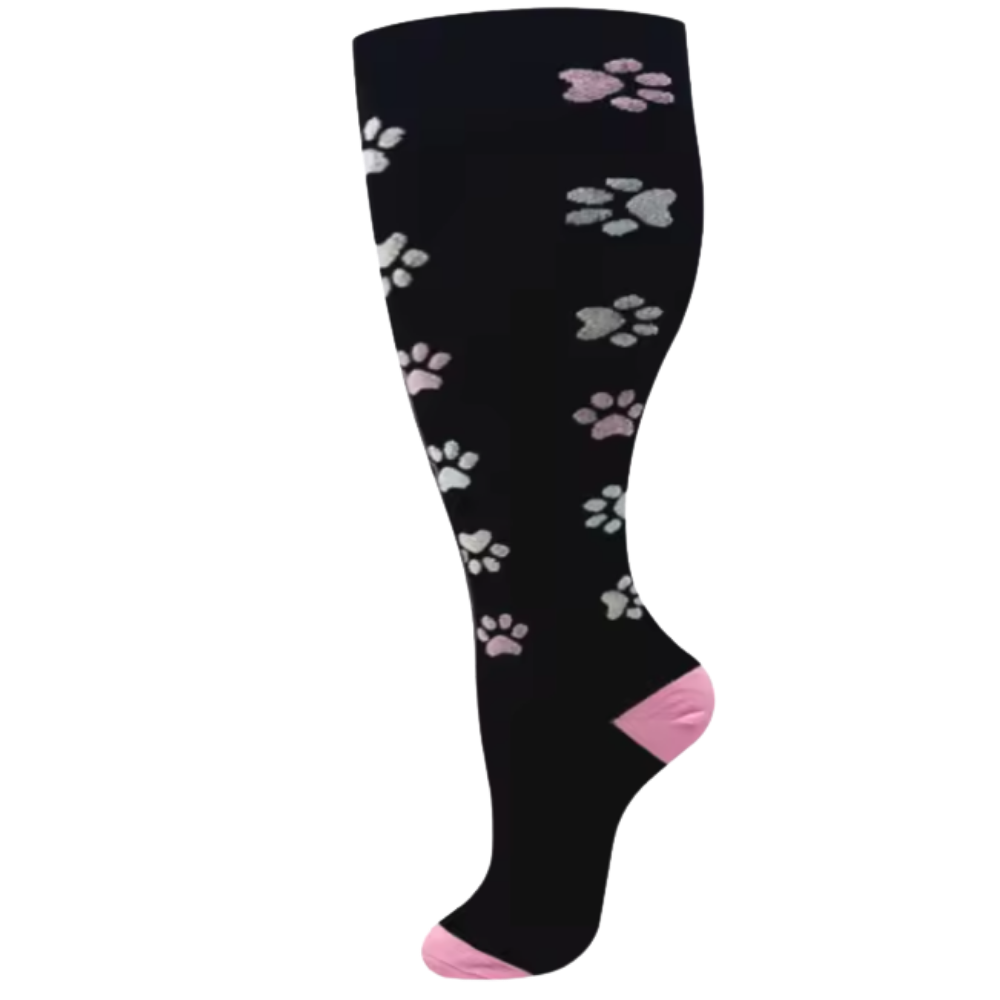 Bred, åndbar kompressionsstrømpe -Poter - Ozerty