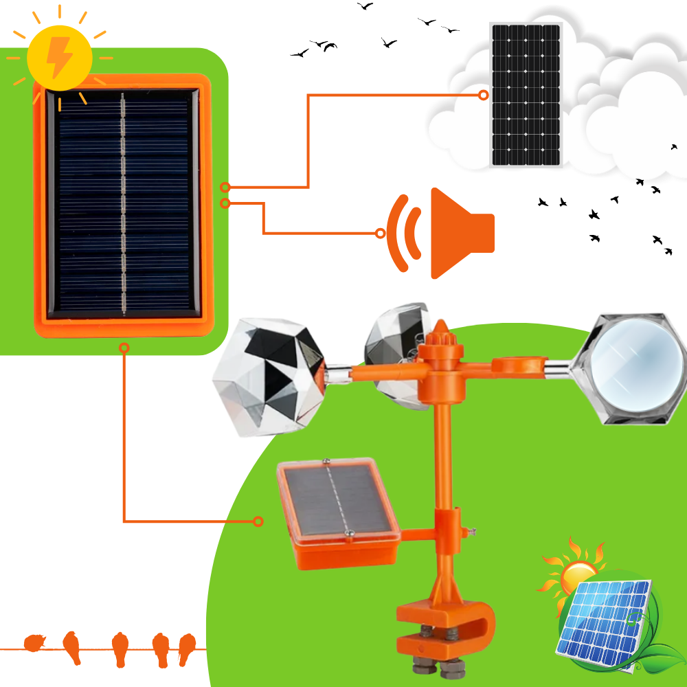 Vindreflektor Fugleskræmmer - Ozerty