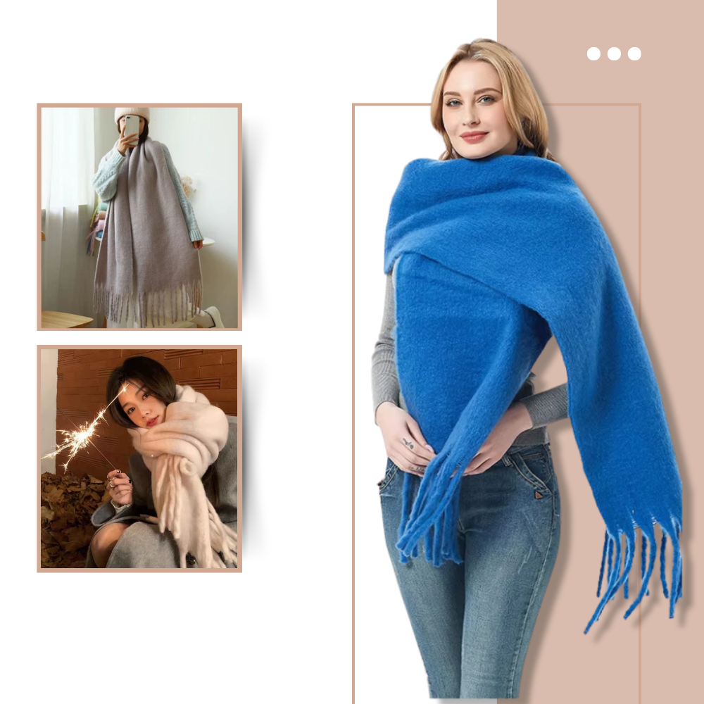 Cozy Elegance Tørklæde til Kvinder - Ozerty