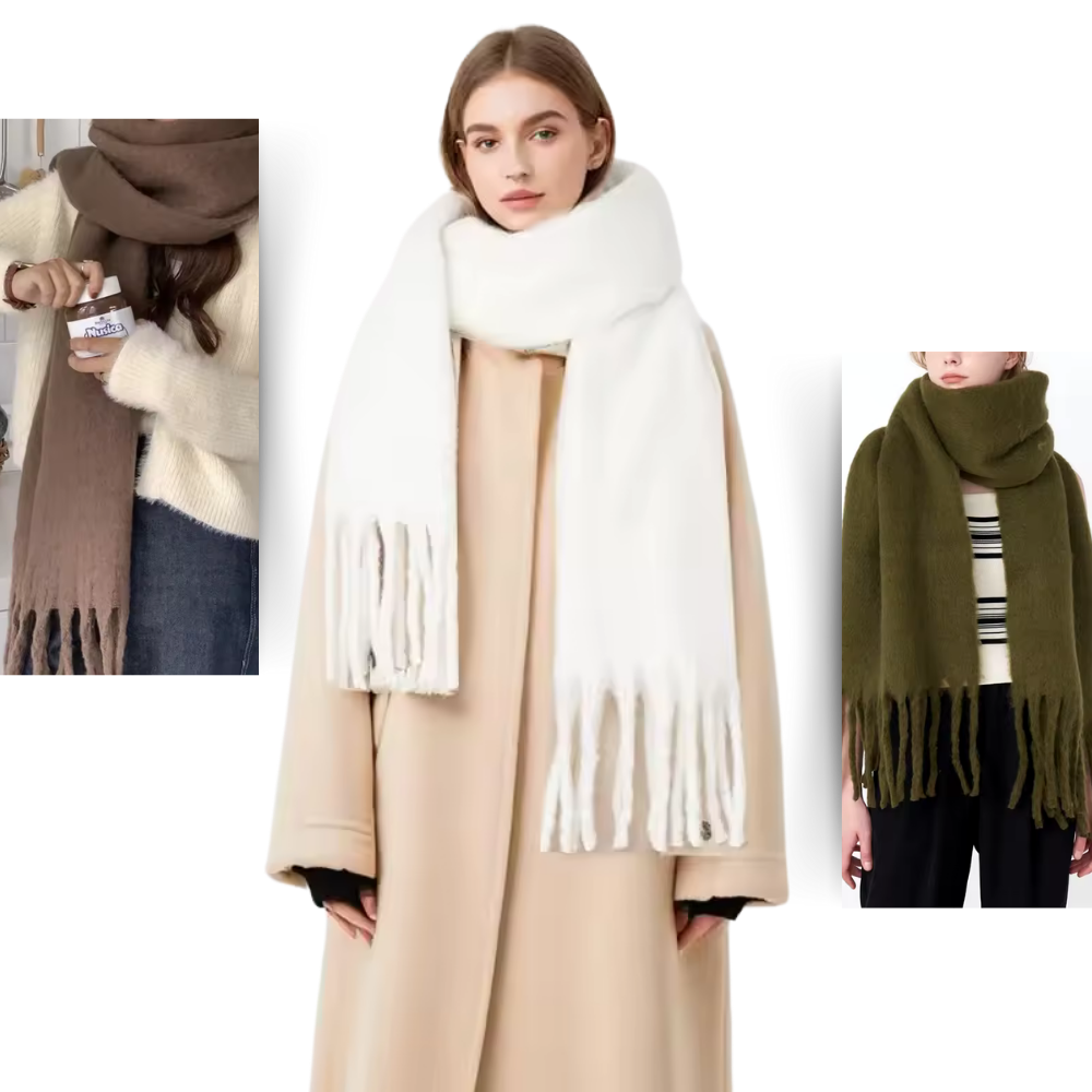 Cozy Elegance Tørklæde til Kvinder - Ozerty