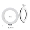 16 cm LED ringlys med stativ - Ozerty