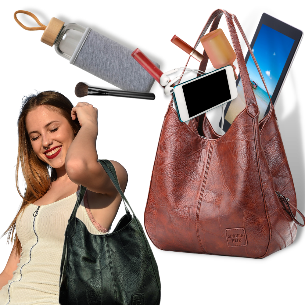 Afskedigelse Turbine dommer stor håndtaske til kvinder | klassisk håndtaske med stor kapacitet |  elegant håndtaske til kvinder - Ozerty Danmark
