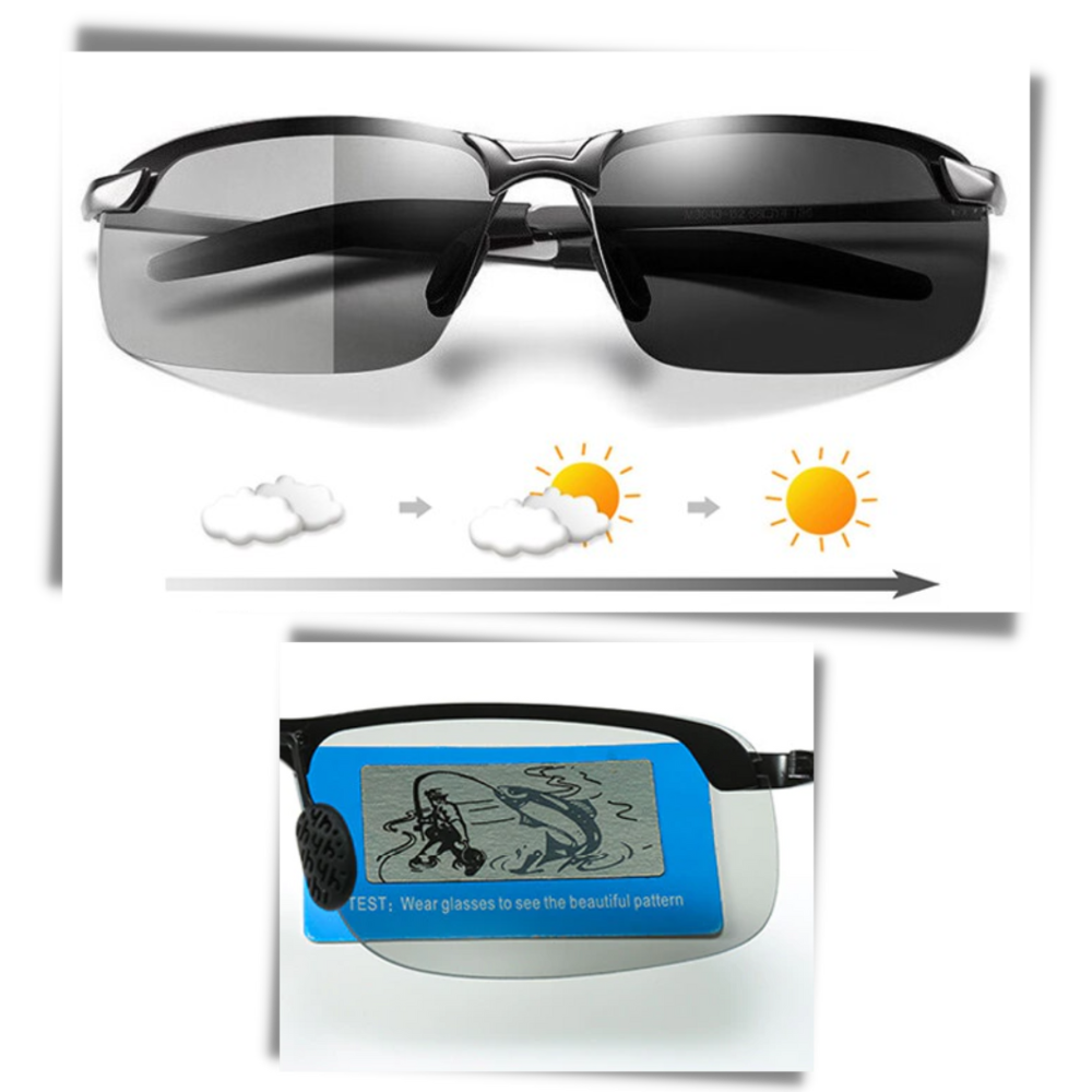 Fotokromiske UV-solbriller til mænd - Ozerty