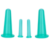 4 silikonekopper til cupping ansigtsmassage