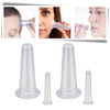 4 silikonekopper til cupping ansigtsmassage - Ozerty