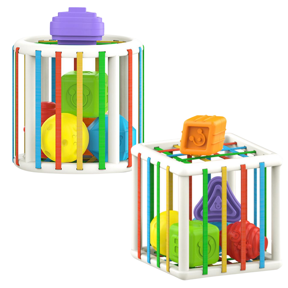 Farverige formklodser legetøj til børn - Ozerty