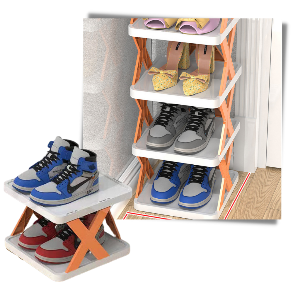 Multi-lags sko organiseringshylde - Ozerty