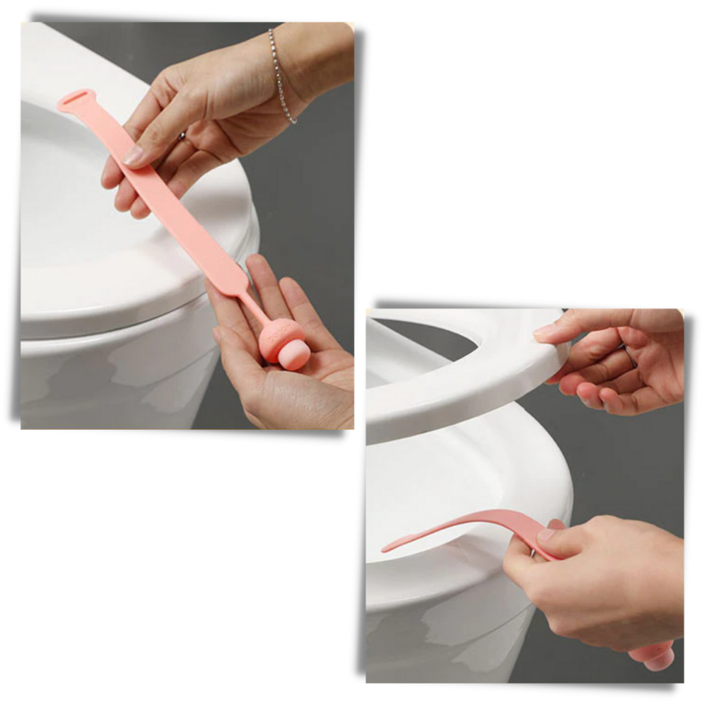 2-pakke toiletsædeløfter i silikone - Ozerty