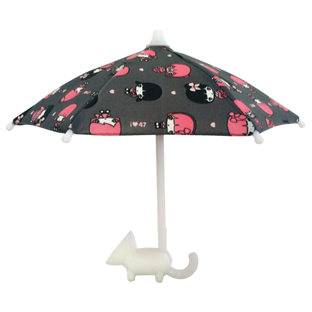 Mini paraplyskærm til telefon