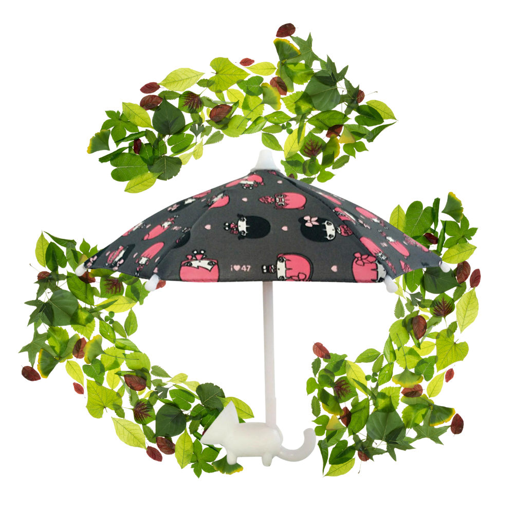 Mini paraplyskærm til telefon - Ozerty