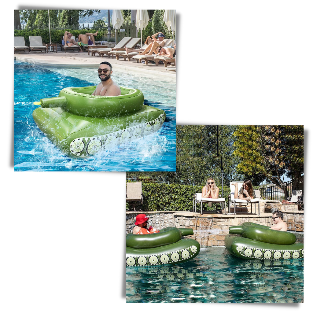 Oppustelig flydende tank-pool - Ozerty
