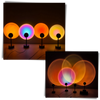 Farverig lys projektor LED skrivebordslampe - Ozerty