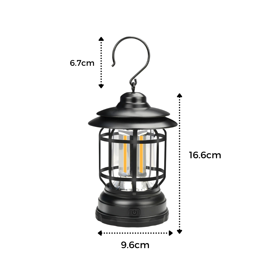 Retro LED camping lanterne - Ozerty