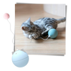 Kattelegetøjsbold med automatisk rullefunktion - Ozerty